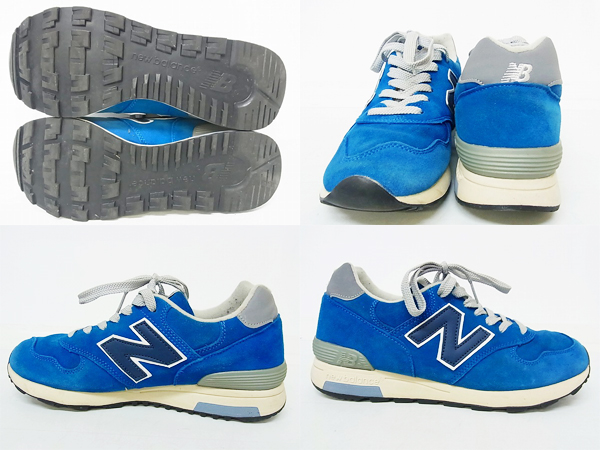 NEW BALANCE×J.CREW コラボスニーカー M1400JC7 US製 青 26.5買い取り