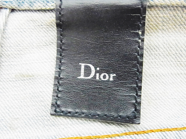 DIOR HOMME - 04ss ディオールオム 泥wax加工デニムパンツ 28 Diorの+