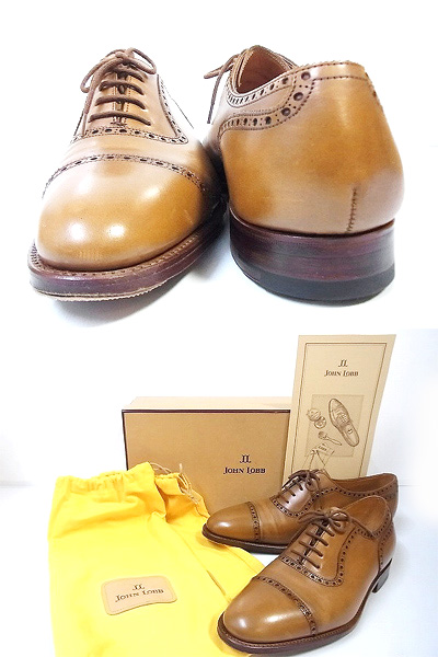 JOHN LOBB/ジョンロブ ADELAIDE 8695 茶 ウイングチップ 買取りました