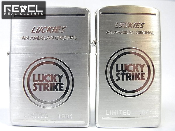 正規品! ラッキーストライク Zippo 木箱セット 世界限定1000個 1998年