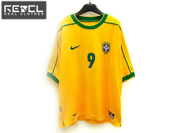 Nike サッカーブラジル代表ユニフォーム 98ｗ杯 9 ロナウド M買取ました ブランド買取専門店リアルクローズ リアクロ