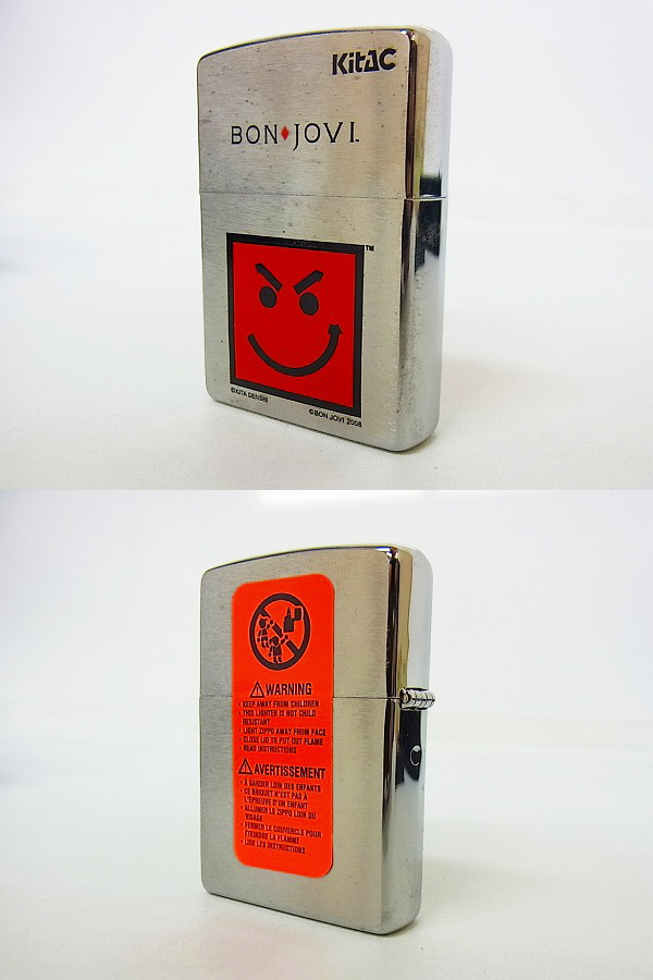 人気 BON JOVI ボンジョビ Zippo ジッポー 2008年 6月製 - タバコグッズ