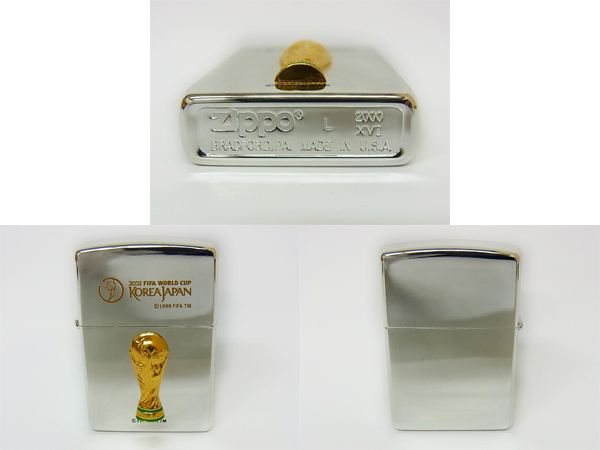 zippo/ジッポー 2002日韓FIFAワールドカップ サッカー W杯 2000 買取り