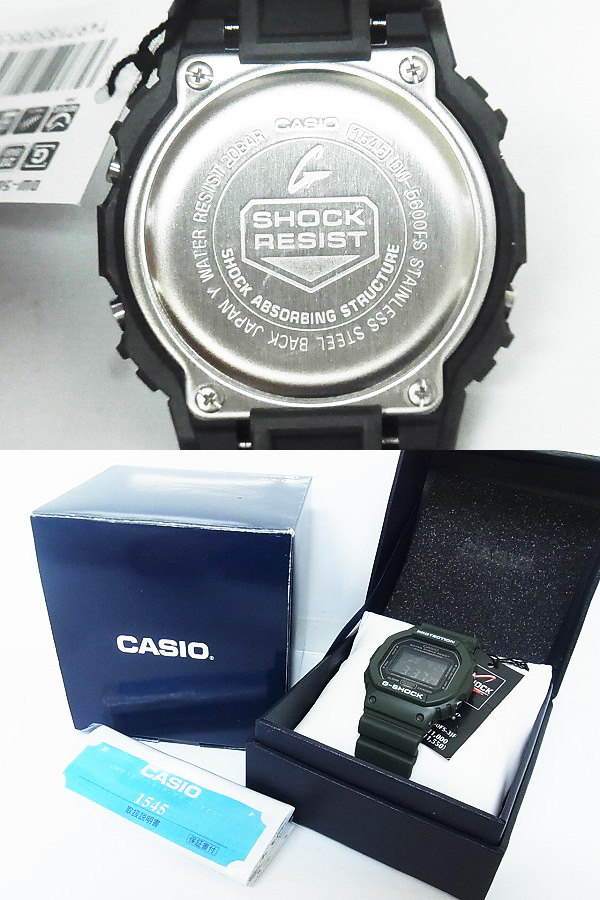 未使用】G-SHOCK HERO/キムタク着用 グリーン/DW-5600FS-3JF 買取り