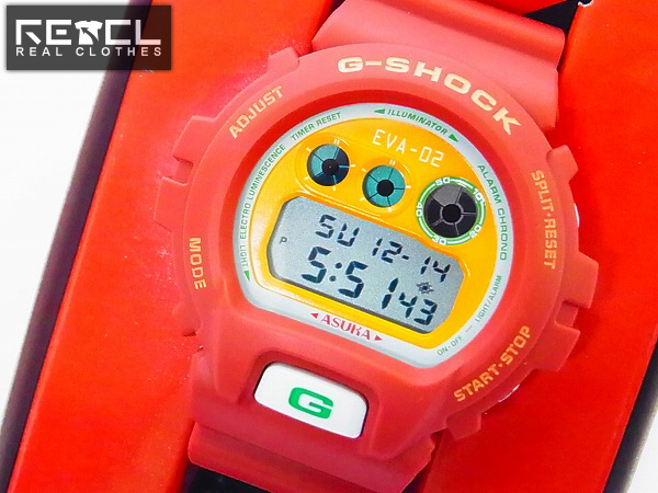 G-SHOCK×エヴァンゲリオンコラボ EVA-02アスカモデル DW-6900FS 買取り