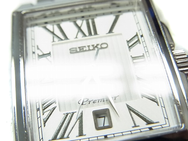 SEIKO/セイコー Premier/プルミエ/7N32-0DT0 クオーツ/スクエア 買取り