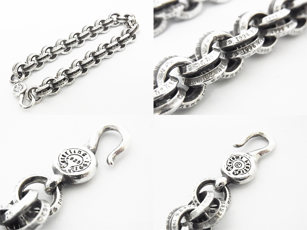 CHROME HEARTS/クロムハーツ[40万↑]ダブルBリングブレスレット買取り