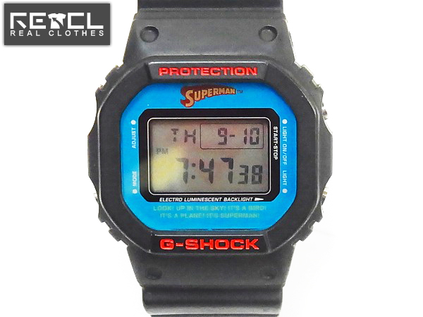 売り最安激レアg-shock ️SUPERMAN コラボ限定品 時計