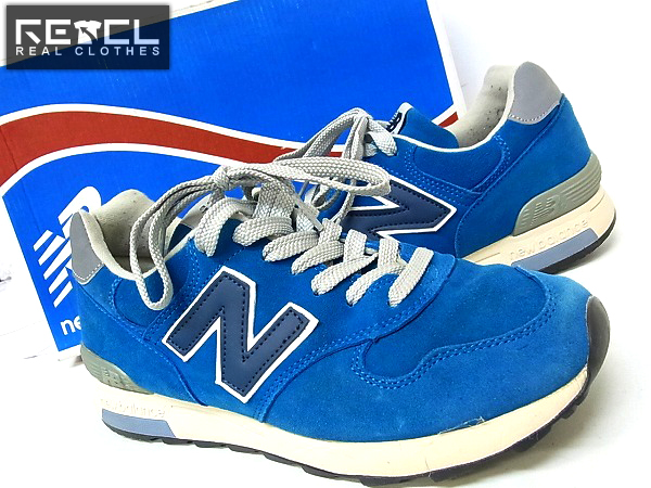 NEW BALANCE×J.CREW コラボスニーカー M1400JC7 US製 青 26.5買い取り