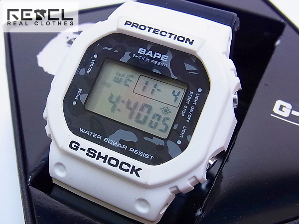 G-SHOCK/Gショック×エイプ コラボ DW-5600VT NFS限定07SS 白黒