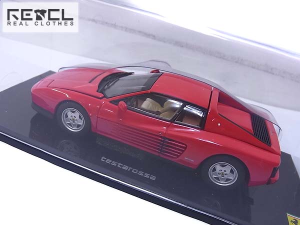 京商 フェラーリ テスタロッサ 1/43 前期型 ミニカー レッド】買い取り